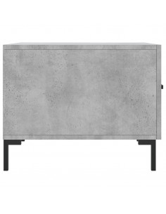 Tavolino Salotto Grigio Cemento 50x50x40 cm Legno Multistrato 2