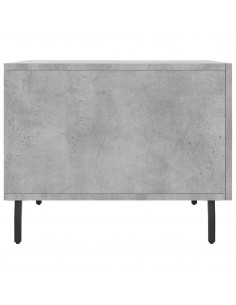 Tavolino Salotto Grigio Cemento 50x50x40 cm Legno Multistrato 2