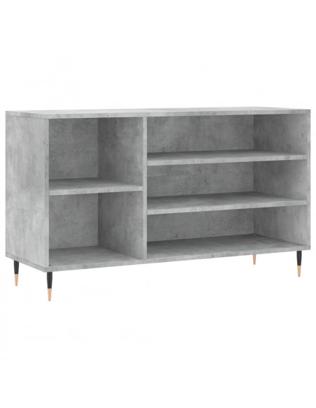 Scarpiera Grigio Cemento 102x36x60 cm in Legno Multistrato
