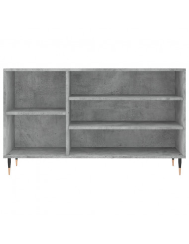 Scarpiera Grigio Cemento 102x36x60 cm in Legno Multistrato