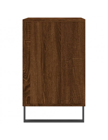 Scarpiera Rovere Marrone 102x36x60 cm in Legno Multistrato