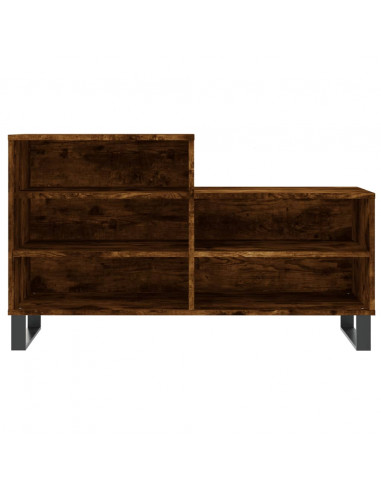 Scarpiera Rovere Fumo 102x36x60 cm in Legno Multistrato
