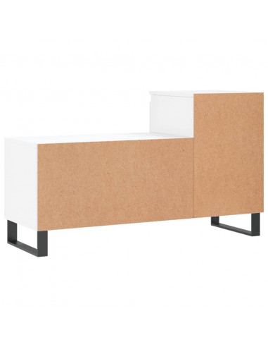 Scarpiera Bianca 102x36x60 cm in Legno Multistrato