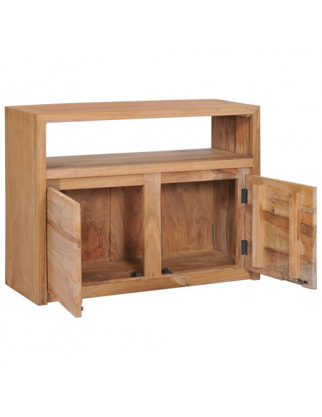 Credenza 80x30x60 cm in Legno Massello di Teak