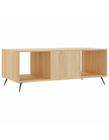 Tavolino da Salotto Rovere Sonoma 102x50x40cm Legno Multistrato