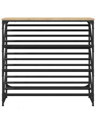 Scarpiera Rovere Sonoma 90x30x85 cm in Legno Multistrato