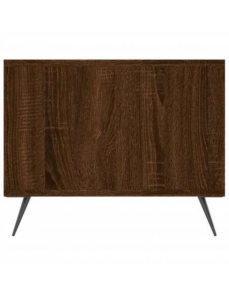 Tavolino Salotto Rovere Marrone 102x50x40 cm Legno Multistrato