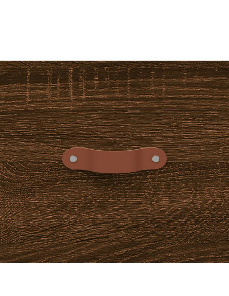 Tavolino Salotto Rovere Marrone 102x50x40 cm Legno Multistrato