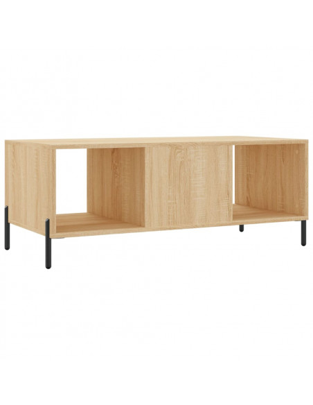 Tavolino da Salotto Rovere Sonoma 102x50x40cm Legno Multistrato