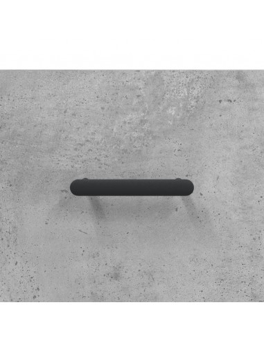 Tavolino Salotto Grigio Cemento 102x50x40 cm Legno Multistrato