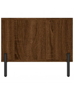 Tavolino Salotto Rovere Marrone 102x50x40 cm Legno Multistrato 2