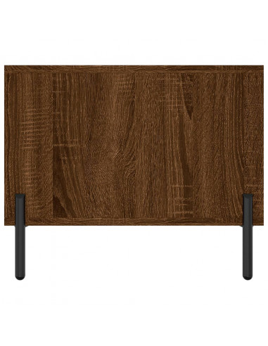 Tavolino Salotto Rovere Marrone 102x50x40 cm Legno Multistrato