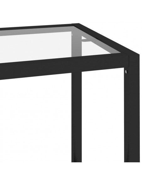 Scaffale Trasparente 100x36x90 cm in Vetro Temperato