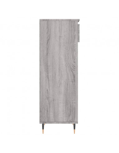 Scarpiera Grigio Sonoma 40x36x105 cm in Legno Multistrato