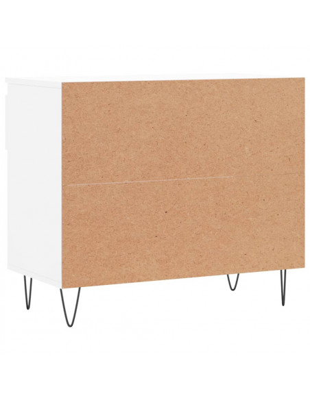 Scarpiera Bianca 70x36x60 cm in Legno Multistrato