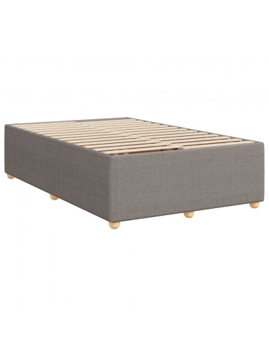Giroletto a Molle con Materasso Tortora 120x190 cm in Tessuto