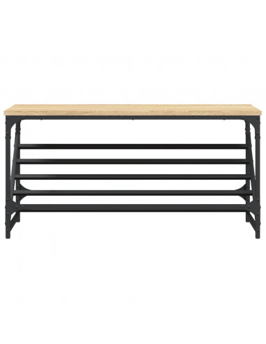 Scarpiera Rovere Sonoma 90x30x45 cm in Legno Multistrato