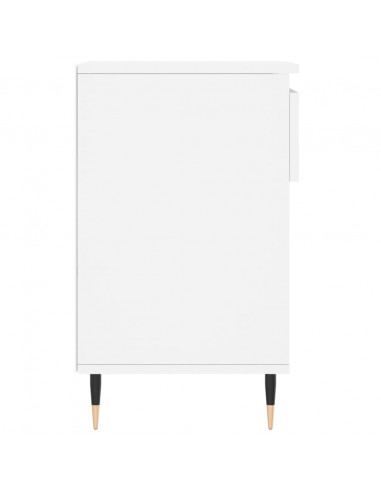 Scarpiera Bianca 102x36x60 cm in Legno Multistrato