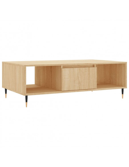 Tavolino da Salotto Rovere Sonoma 104x60x35cm Legno Multistrato