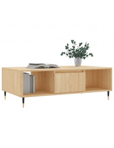 Tavolino da Salotto Rovere Sonoma 104x60x35cm Legno Multistrato
