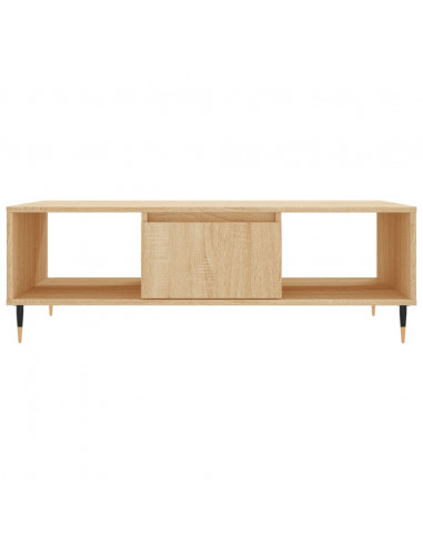 Tavolino da Salotto Rovere Sonoma 104x60x35cm Legno Multistrato