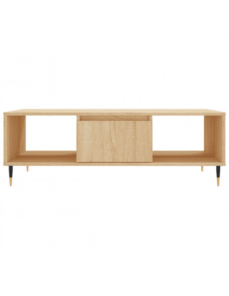 Tavolino da Salotto Rovere Sonoma 104x60x35cm Legno Multistrato