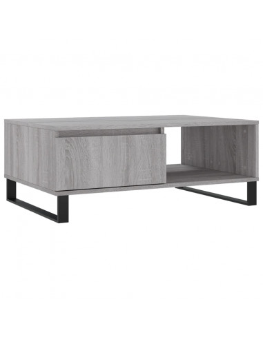 Tavolino da Salotto Grigio Sonoma 90x60x35 cm Legno Multistrato