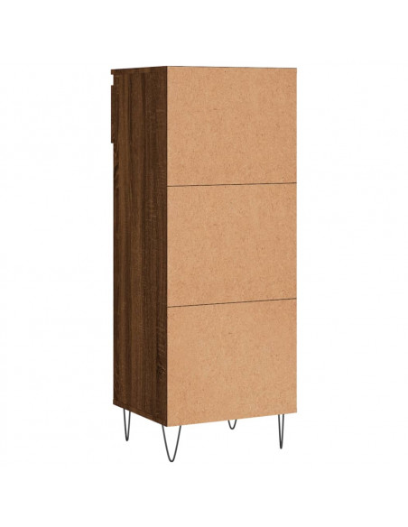 Scarpiera Rovere Marrone 40x36x105 cm in Legno Multistrato