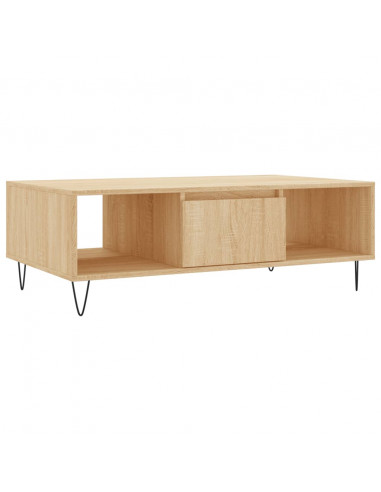 Tavolino da Salotto Rovere Sonoma 104x60x35cm Legno Multistrato