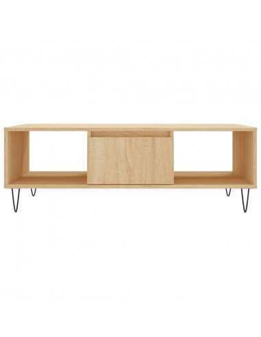 Tavolino da Salotto Rovere Sonoma 104x60x35cm Legno Multistrato