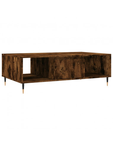Tavolino da Salotto Rovere Fumo 104x60x35 cm Legno Multistrato