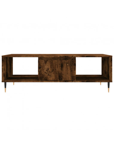 Tavolino da Salotto Rovere Fumo 104x60x35 cm Legno Multistrato