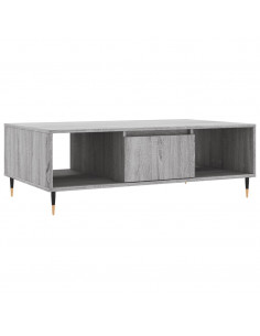 Tavolino da Salotto Grigio Sonoma 104x60x35cm Legno Multistrato 2