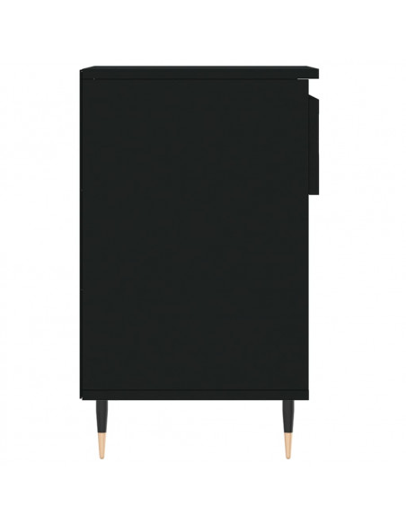 Scarpiera Nera 102x36x60 cm in Legno Multistrato