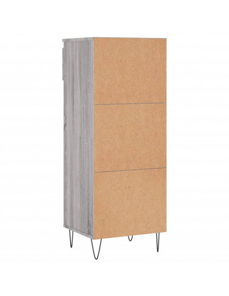Scarpiera Grigio Sonoma 40x36x105 cm in Legno Multistrato