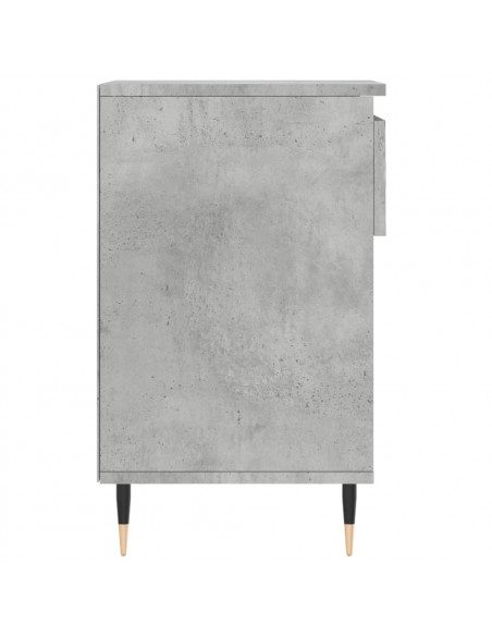 Scarpiera Grigio Cemento 102x36x60 cm in Legno Multistrato