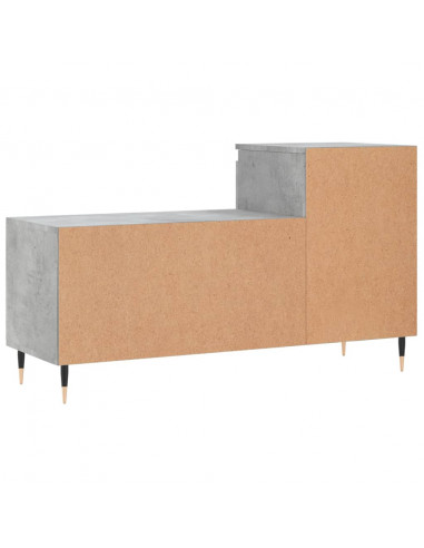 Scarpiera Grigio Cemento 102x36x60 cm in Legno Multistrato