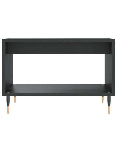 Tavolino da Salotto Nero 60x50x40 cm in Legno Multistrato