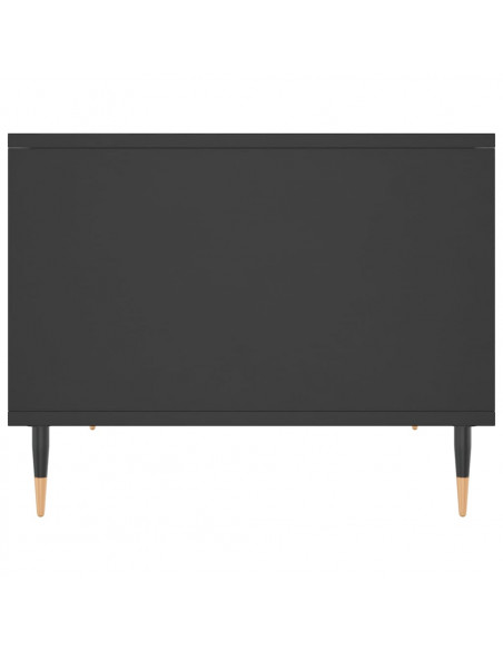 Tavolino da Salotto Nero 60x50x40 cm in Legno Multistrato