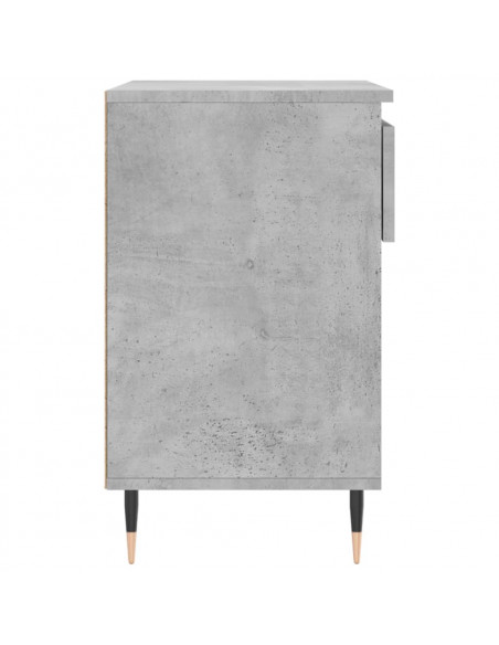Scarpiera Grigio Cemento 70x36x60 cm in Legno Multistrato
