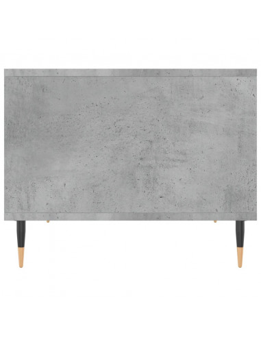 Tavolino da Salotto Grigio Cemento 60x50x40cm Legno Multistrato
