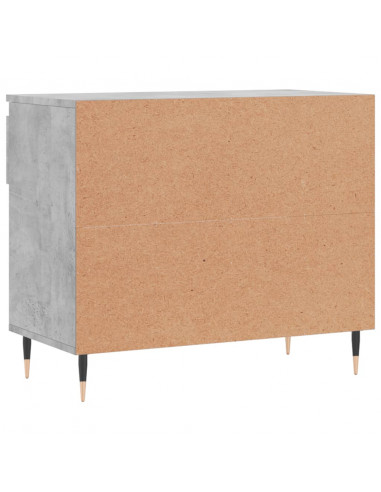 Scarpiera Grigio Cemento 70x36x60 cm in Legno Multistrato