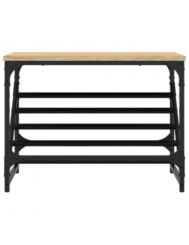 Scarpiera Rovere Sonoma 60x30x45 cm in Legno Multistrato