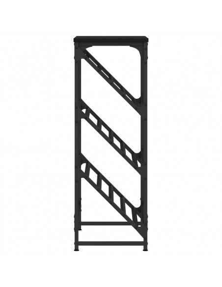 Scarpiera Nera 60x30x85 cm in Legno Multistrato