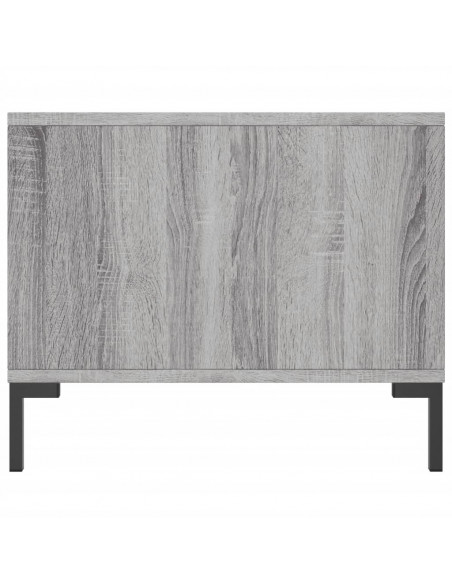 Tavolino da Salotto Grigio Sonoma 90x50x40 cm Legno Multistrato