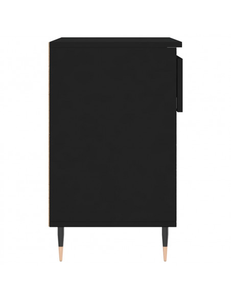 Scarpiera Nera 70x36x60 cm in Legno Multistrato