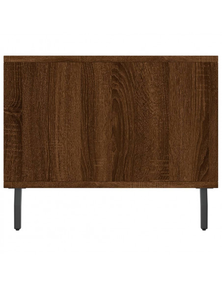 Tavolino da Salotto Rovere Marrone 90x50x40cm Legno Multistrato