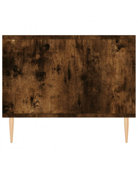 Tavolino da Salotto Rovere Fumo 90x50x40cm in Legno Multistrato