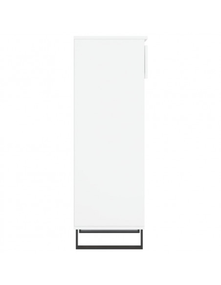 Scarpiera Bianca 40x36x105 cm in Legno Multistrato