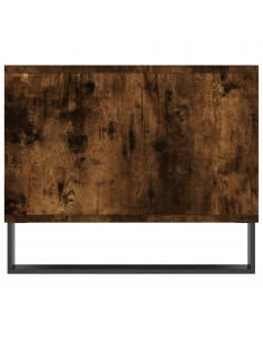 Tavolino da Salotto Rovere Fumo 90x50x40cm in Legno Multistrato 2